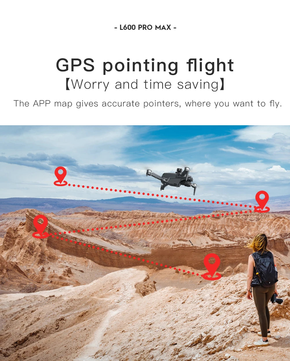 Pro Max GPS Drone – Dual Camera, 5KM Range, 4K Video