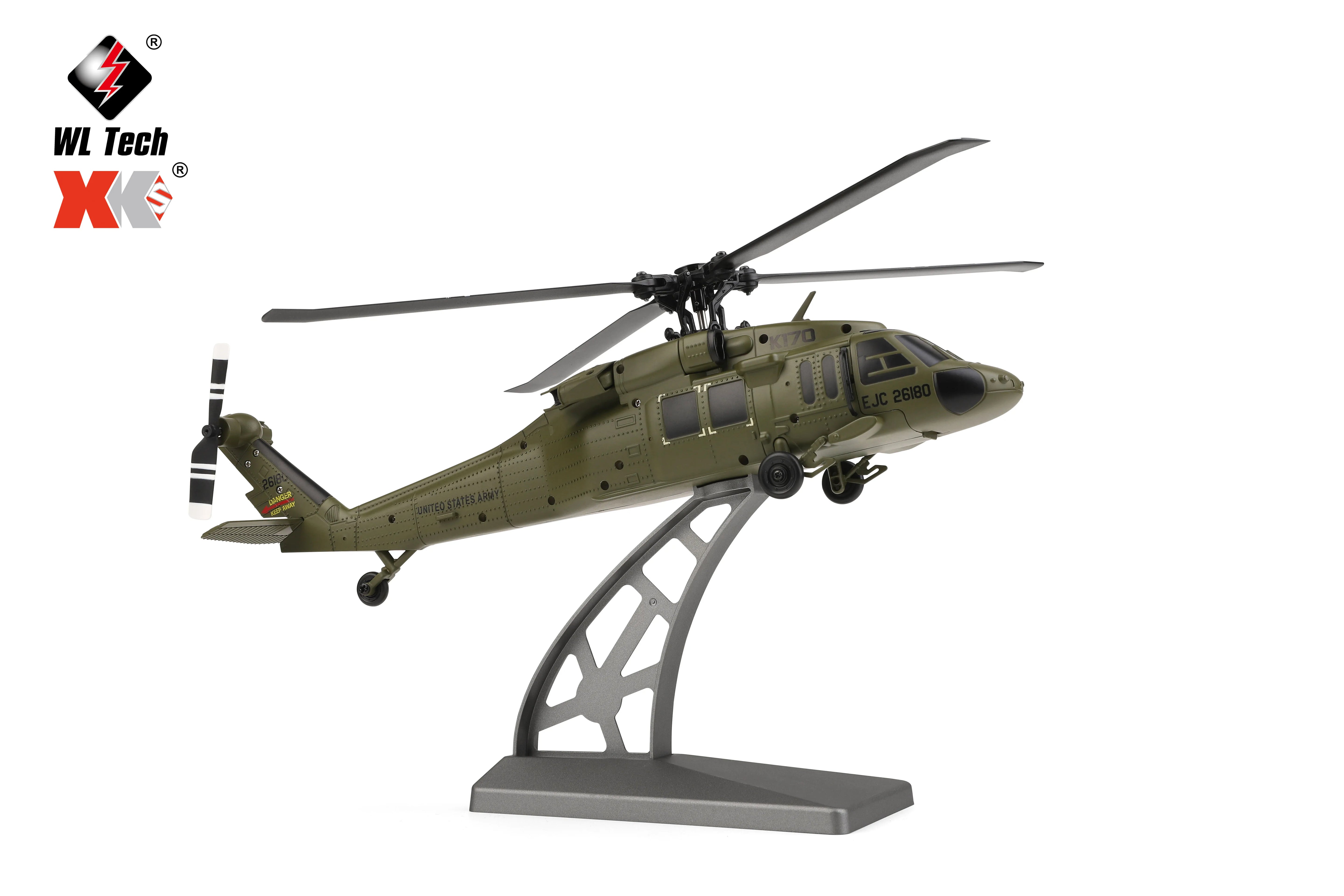 K170 RC Tactical Helicopter – 1:48 Scale Military Utility Aircraft Model