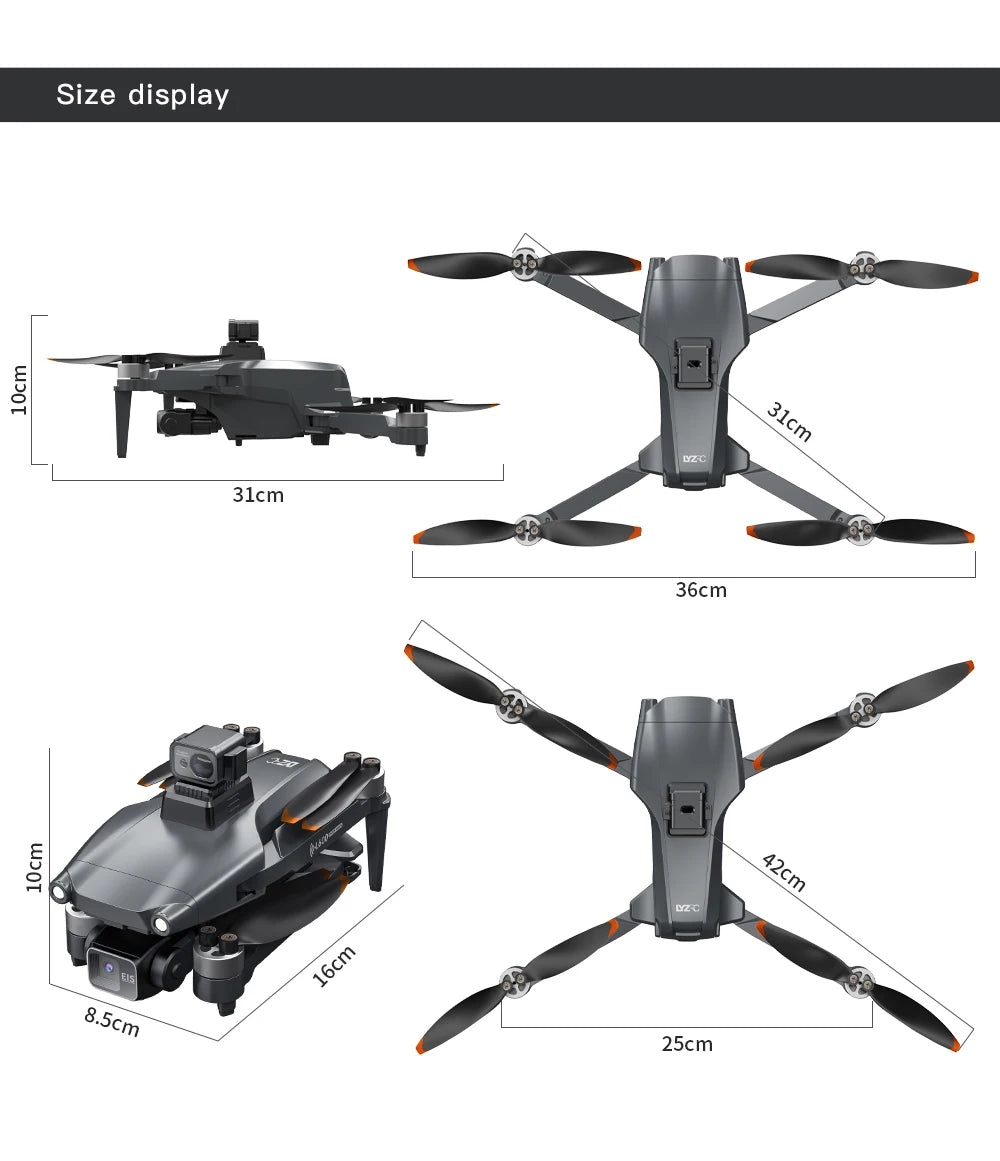 Pro Max GPS Drone – Dual Camera, 5KM Range, 4K Video