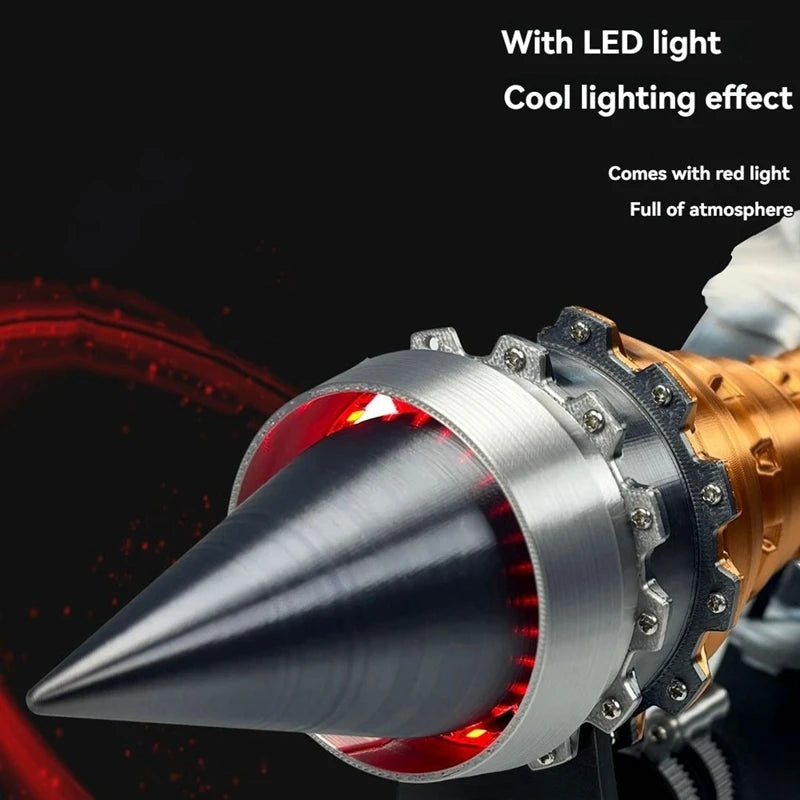 Electric Jet Engine Model – 1:25 TR900/A380 Turbofan with LED Light