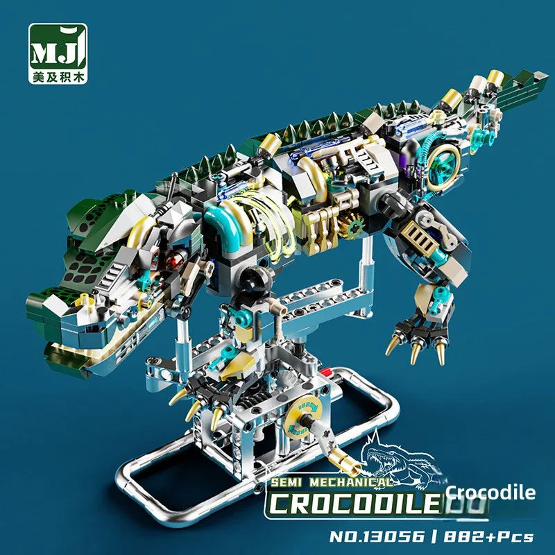 New Building Blocks Eagle Model Children's Semi-mechanical Science Building blocks Teaching Toys Birthday gifts 1168 Particles