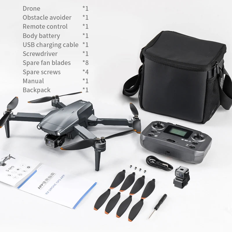 Pro Max GPS Drone – Dual Camera, 5KM Range, 4K Video