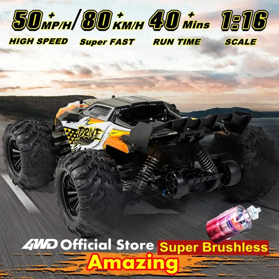 Brushless 4WD RC Car – Off-Road 80KM/H Racing Truck