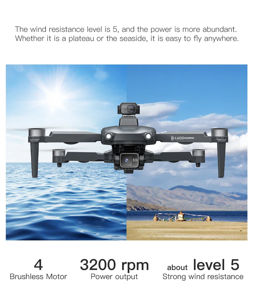 Pro Max GPS Drone – Dual Camera, 5KM Range, 4K Video