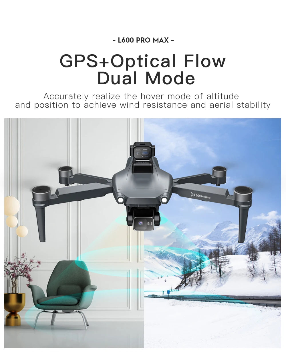 Pro Max GPS Drone – Dual Camera, 5KM Range, 4K Video