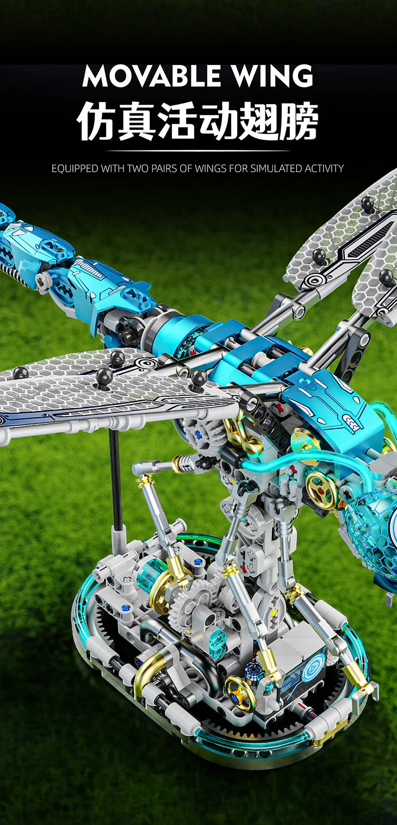 Wooden Assembly Toy – Dragonfly Model Kit