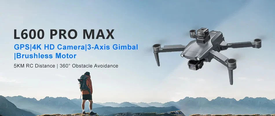 Pro Max GPS Drone – Dual Camera, 5KM Range, 4K Video
