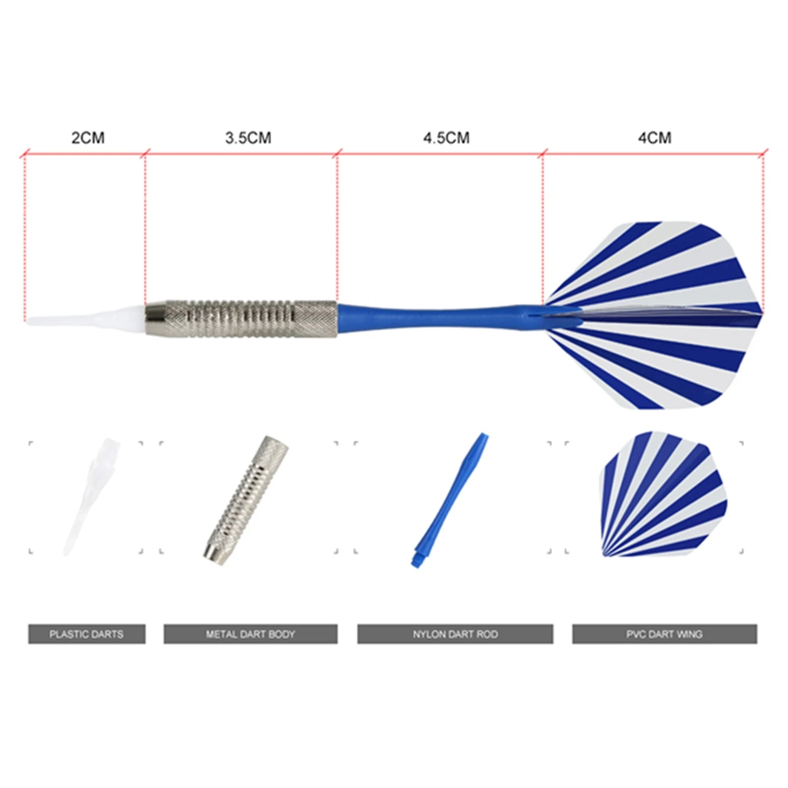 Electronic Dartboard with LCD Score Display & 6 Darts