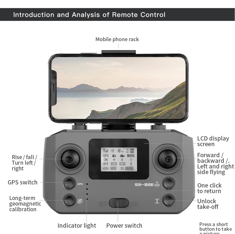 Pro Max GPS Drone – Dual Camera, 5KM Range, 4K Video