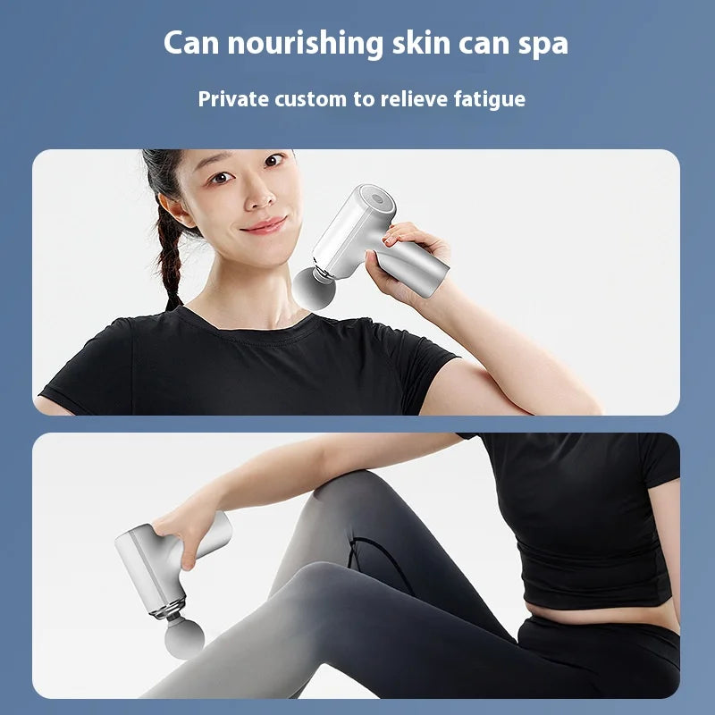 Portable Electric Fascia Massage Gun – Rechargeable Muscle Relaxation Tool