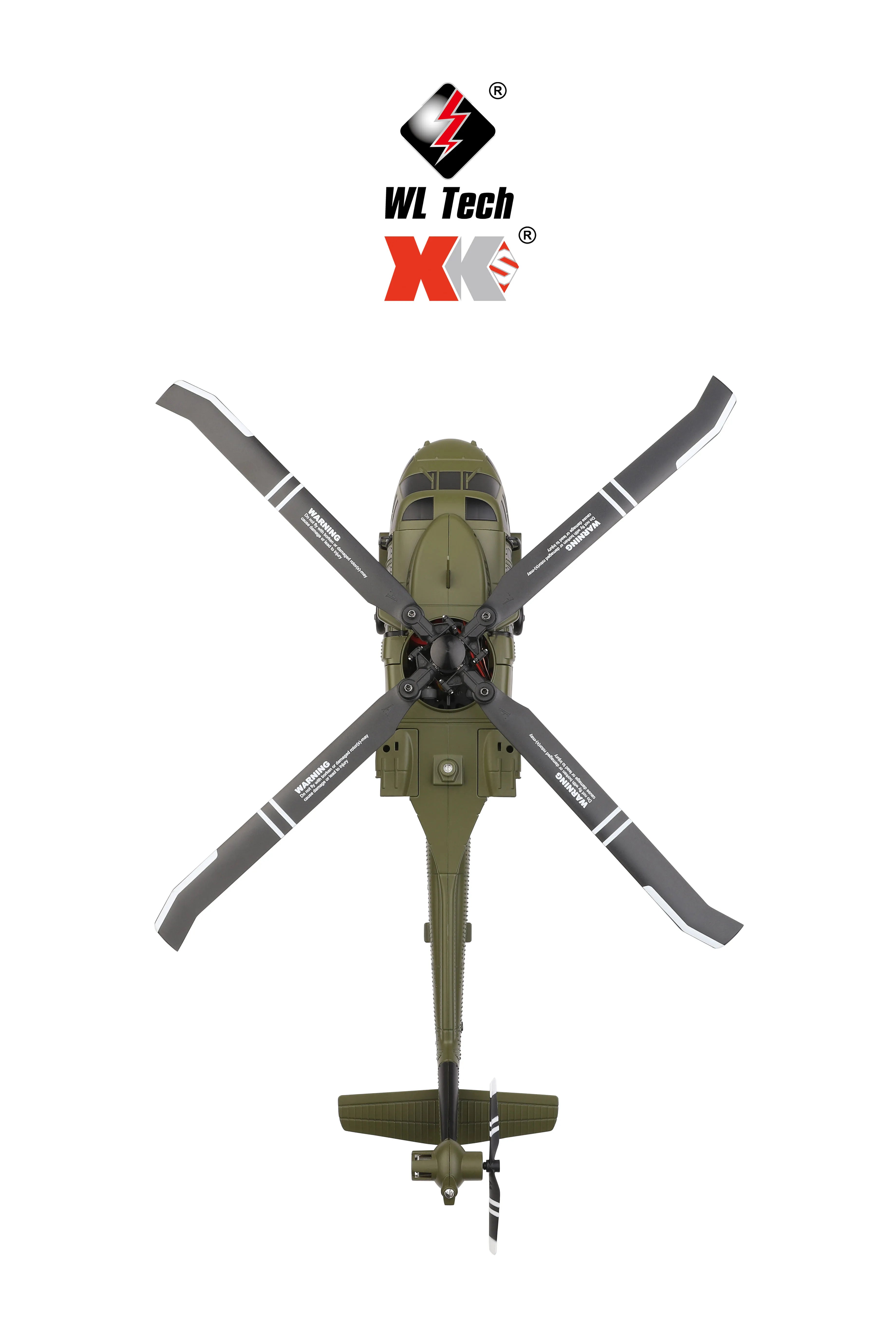 K170 RC Tactical Helicopter – 1:48 Scale Military Utility Aircraft Model