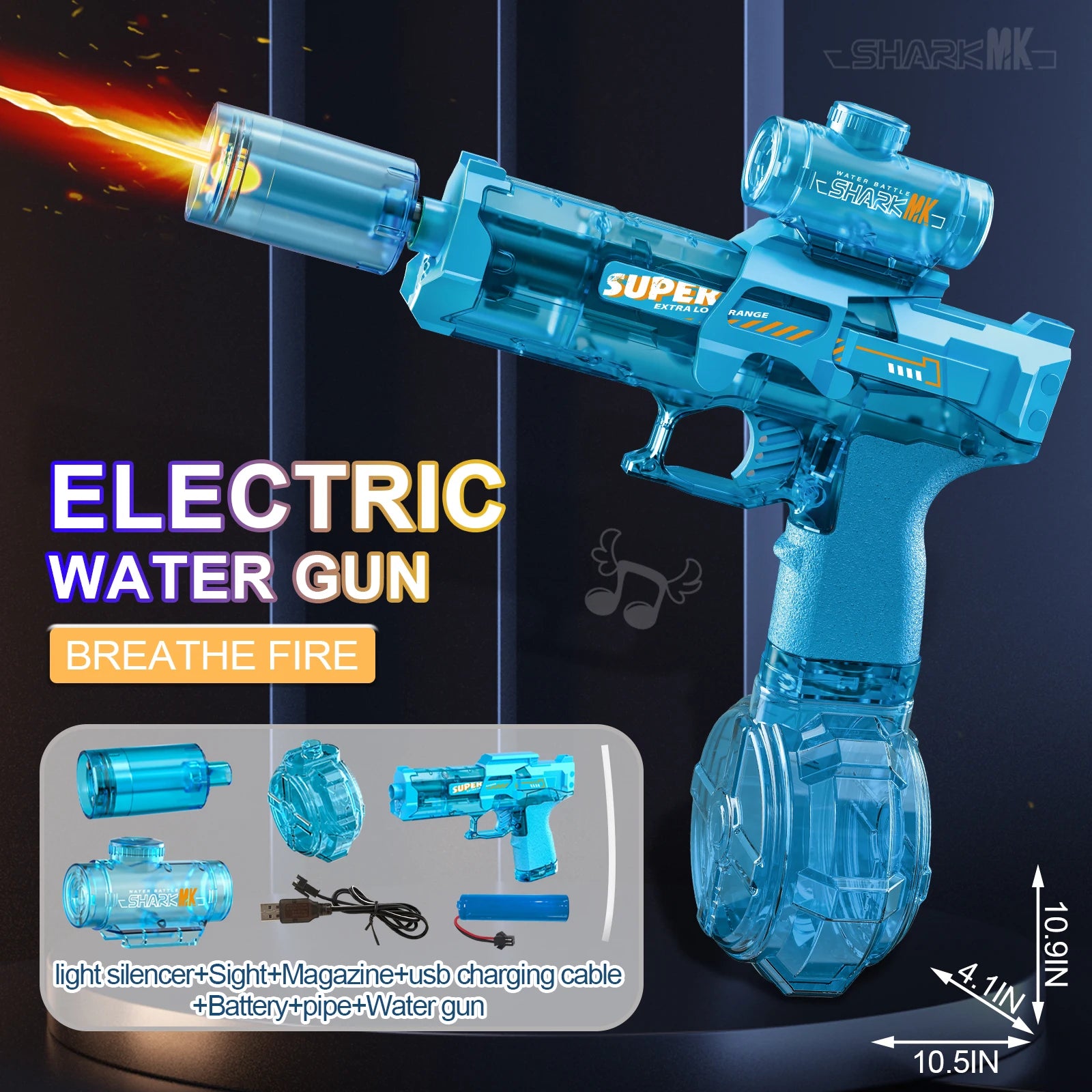 Electric Water Gun Spitfire Effect Light