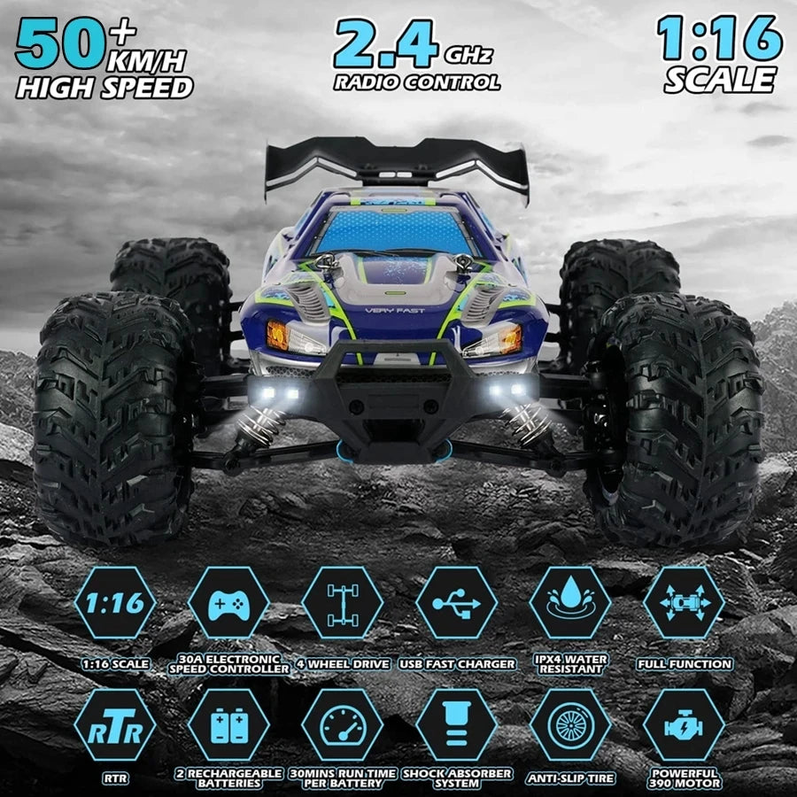 Brushless 4WD RC Car – Off-Road 80KM/H Racing Truck