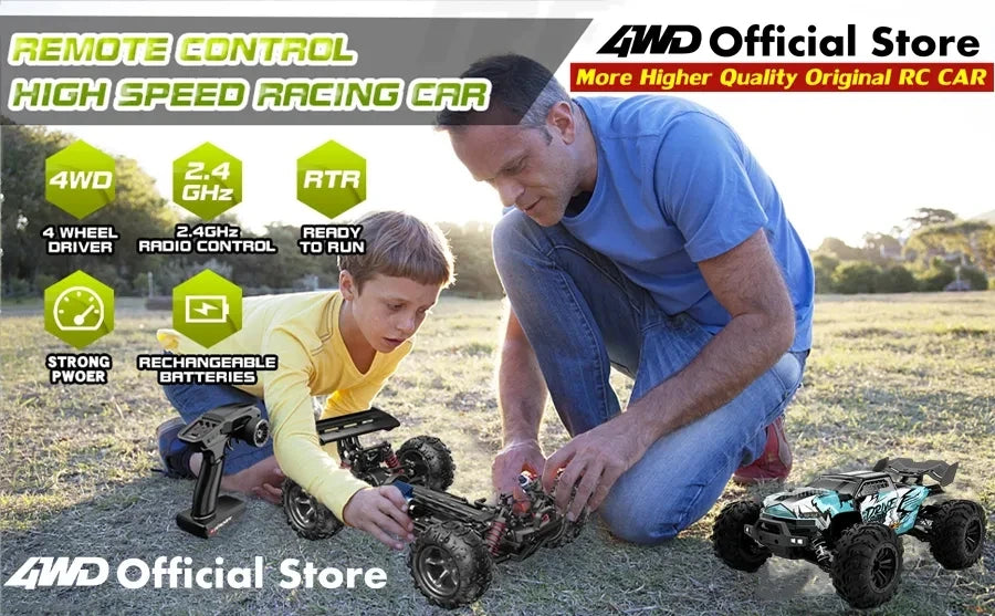 Brushless 4WD RC Car – Off-Road 80KM/H Racing Truck