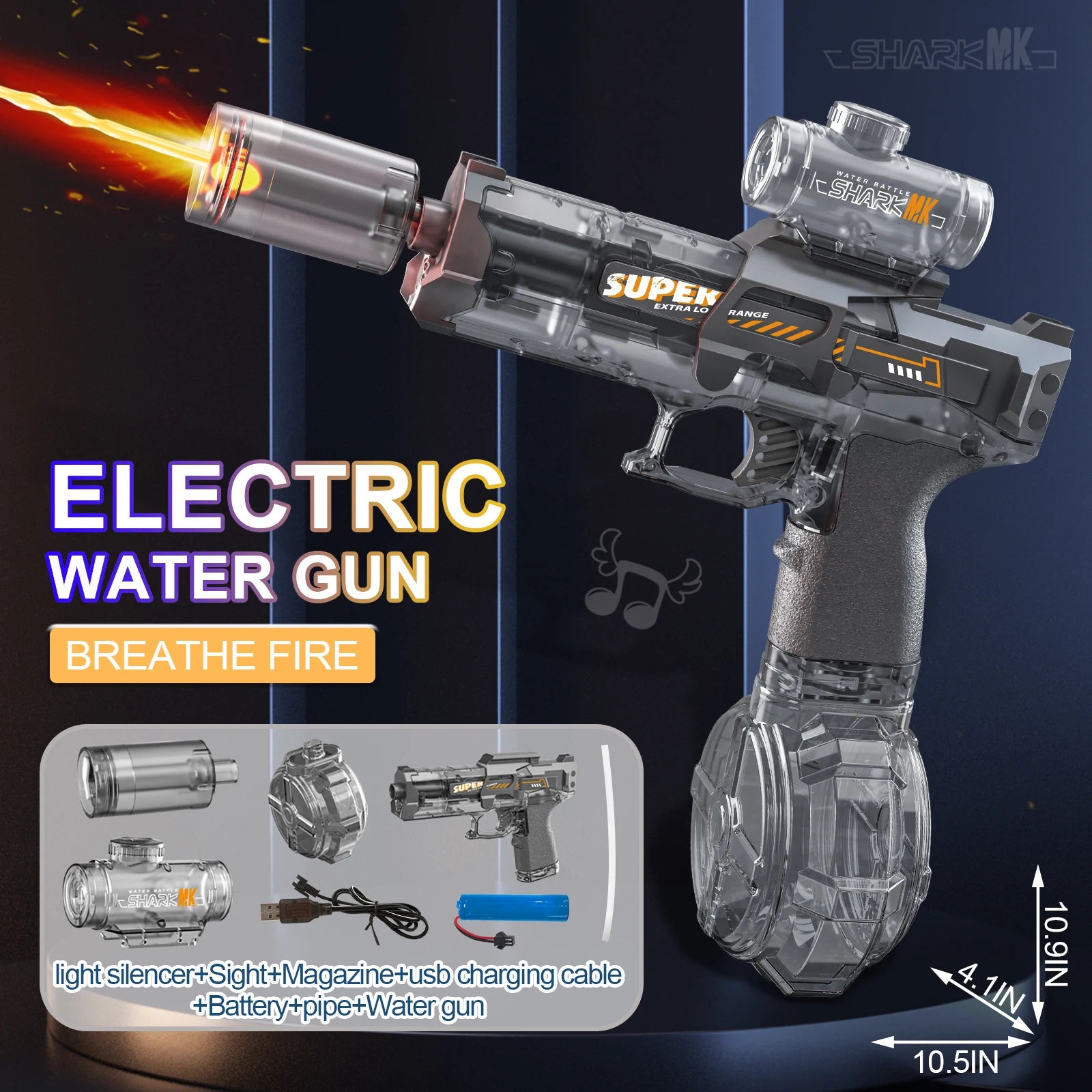 Electric Water Gun Spitfire Effect Light