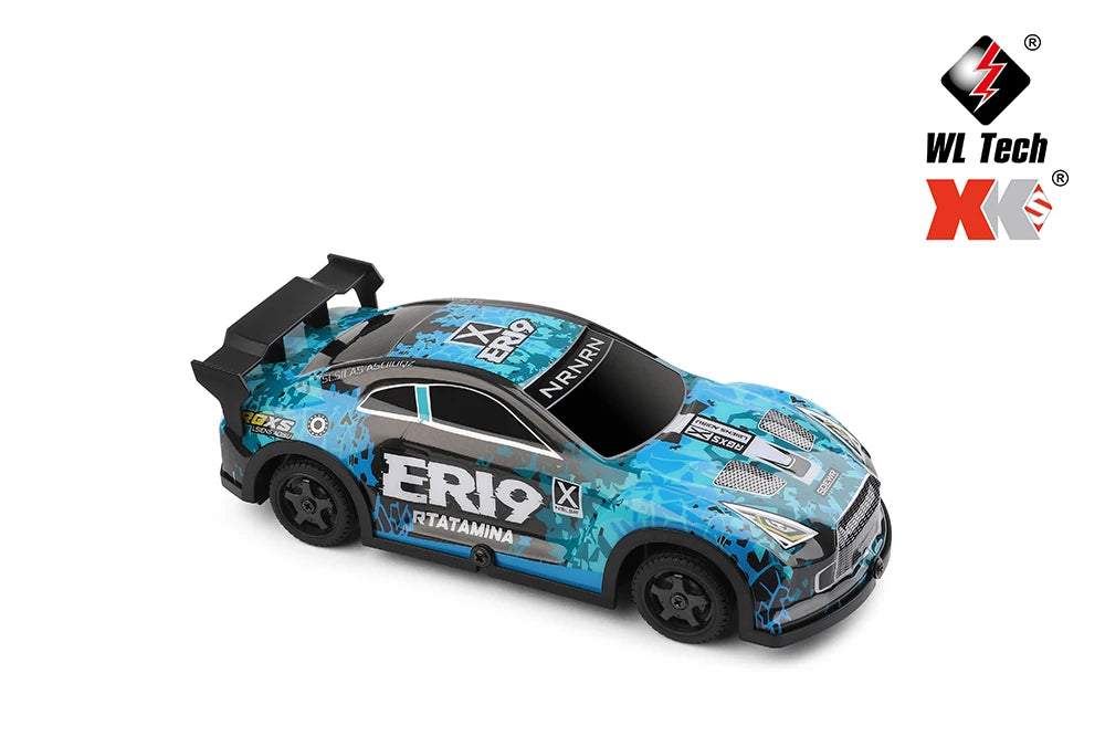 Mini GTR RC Racer – 4WD Drift Action with LED Headlights