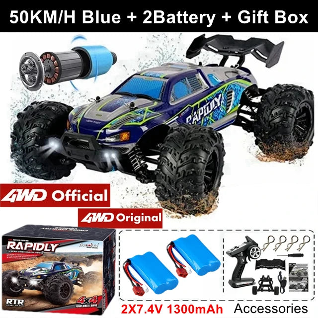 Brushless 4WD RC Car – Off-Road 80KM/H Racing Truck