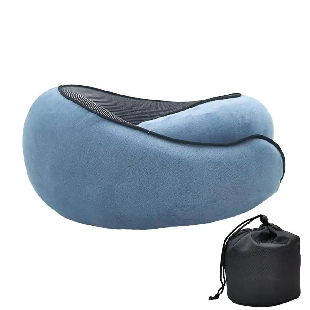 Flight-Ready Neck Pillow – Soft, Supportive, Adjustable