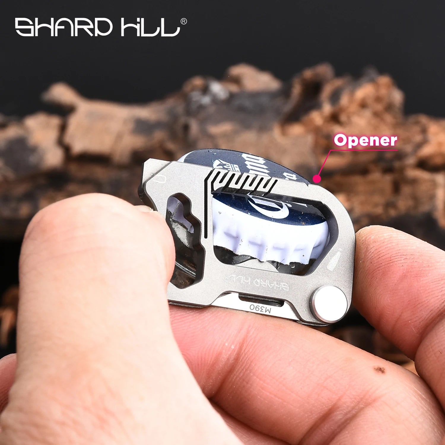Titanium EDC Multi-Tool Keychain – Knife & Screwdriver