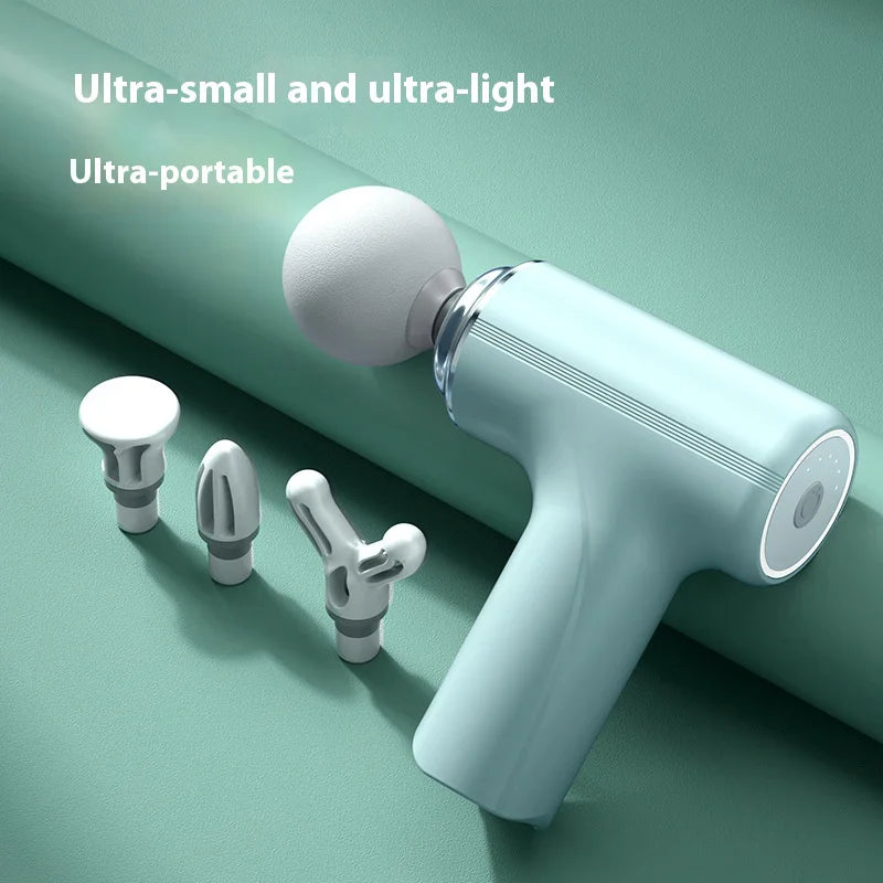 Portable Electric Fascia Massage Gun – Rechargeable Muscle Relaxation Tool