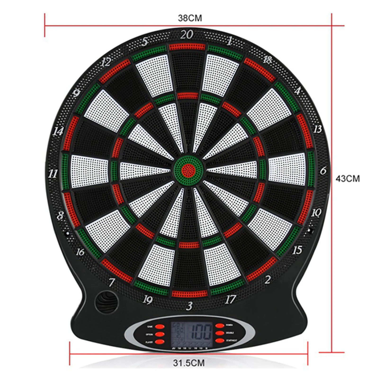 Electronic Dartboard with LCD Score Display & 6 Darts