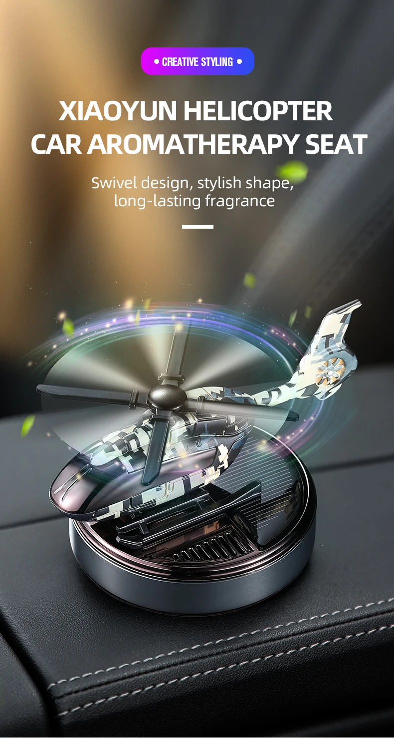 Car Solar Helicopter Air Freshener