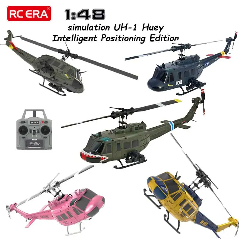 Huey UH-1 RC Helicopter – 6CH Military-Grade Stunt Chopper