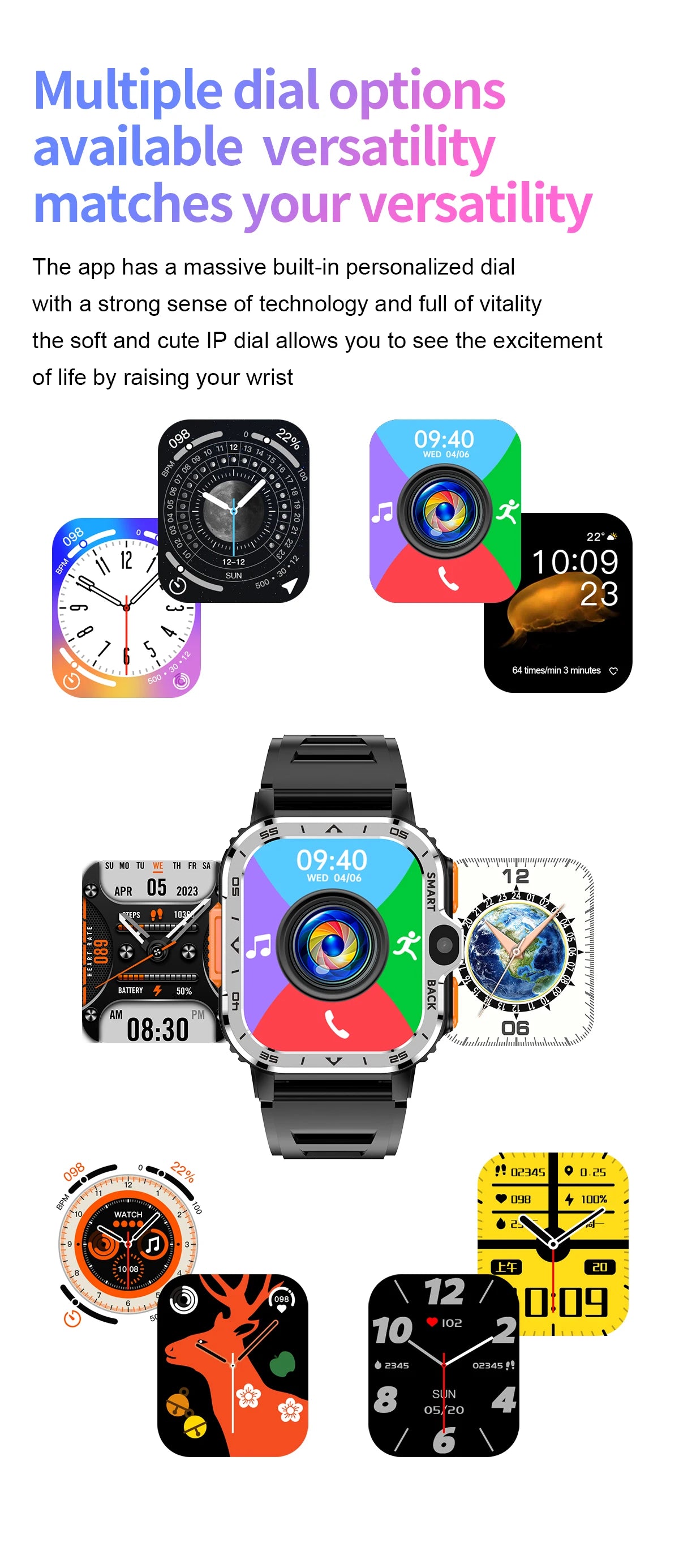 Valdus PGD Android Smart Watch for Men