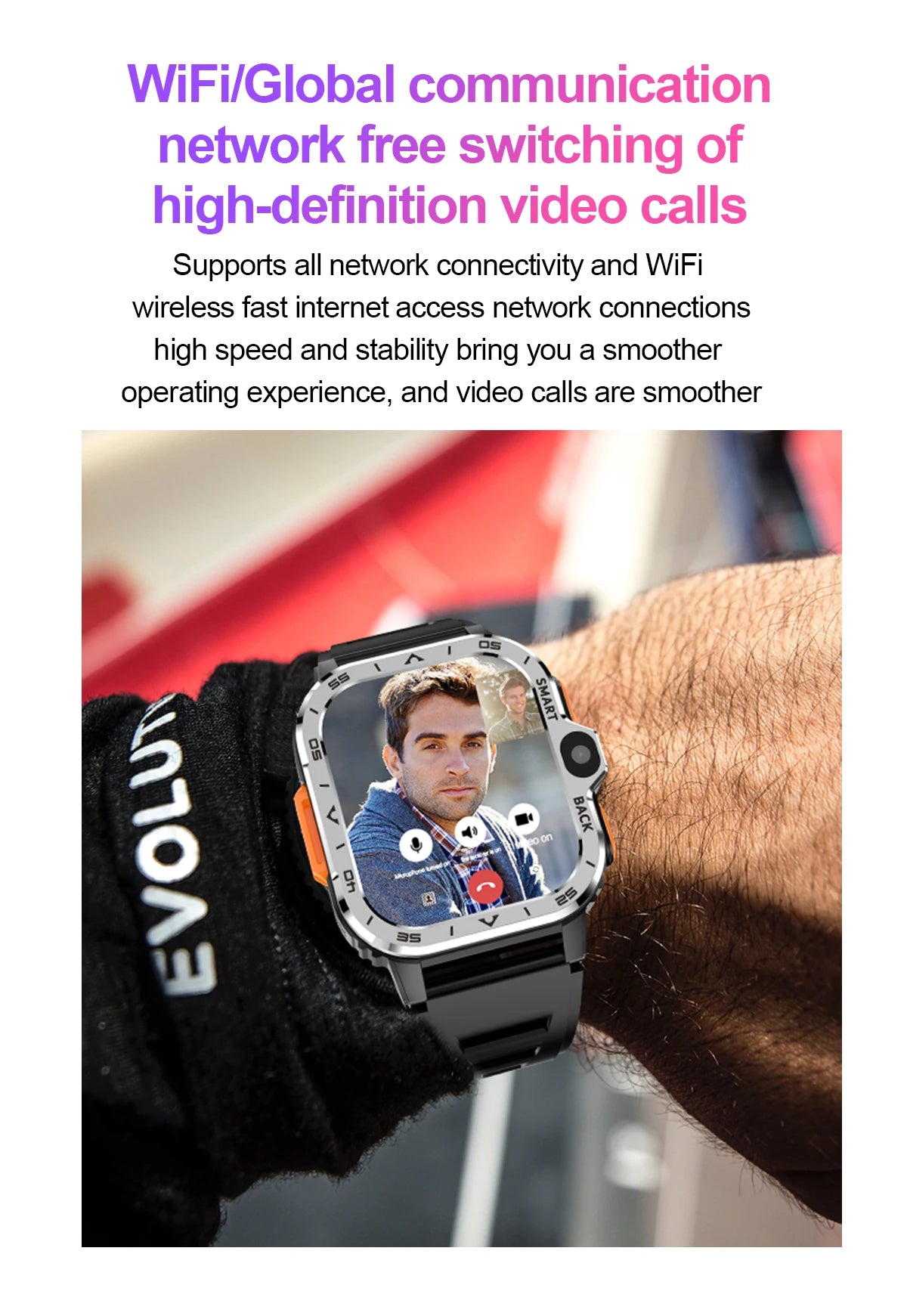 Valdus PGD Android Smart Watch for Men