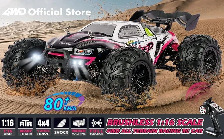 Brushless 4WD RC Car – Off-Road 80KM/H Racing Truck