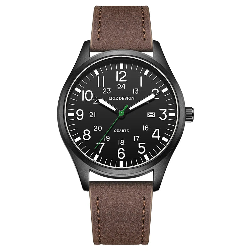 Men's Quartz Watch – Waterproof, Luminous, Nylon Strap