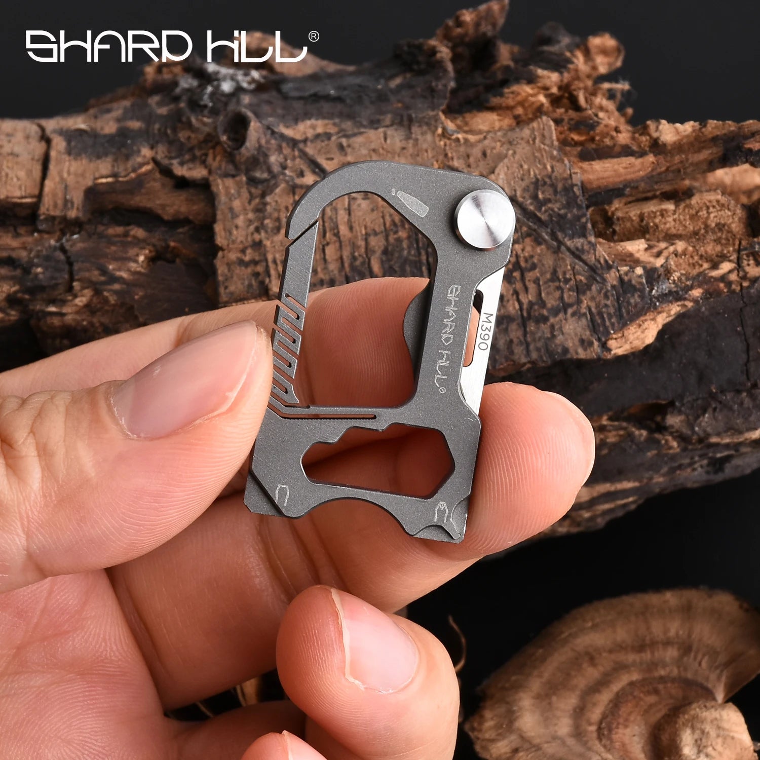 Titanium EDC Multi-Tool Keychain – Knife & Screwdriver