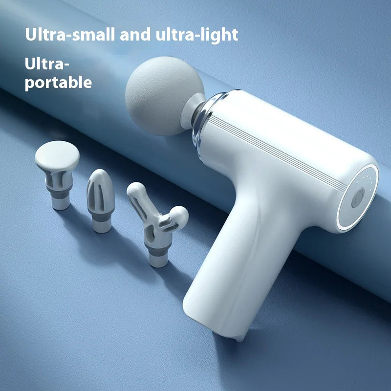 Portable Electric Fascia Massage Gun – Rechargeable Muscle Relaxation Tool