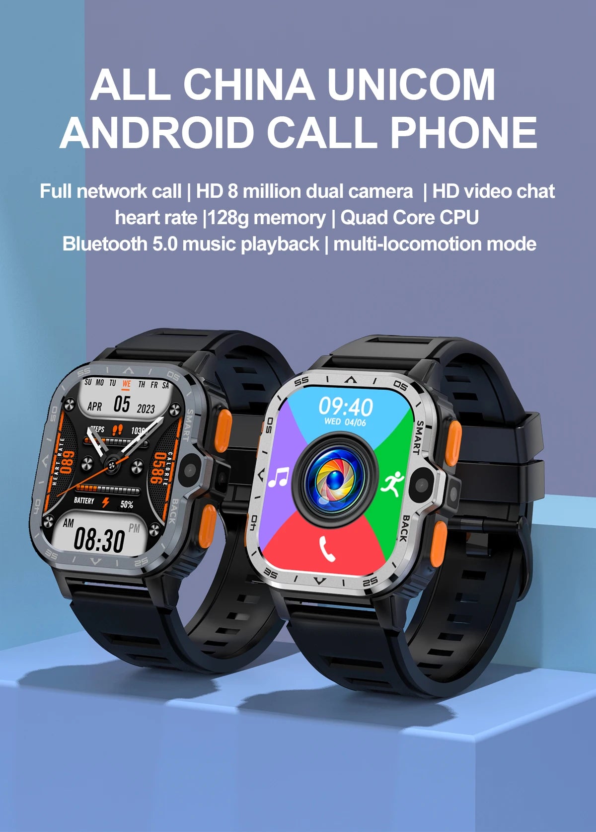 Valdus PGD Android Smart Watch for Men