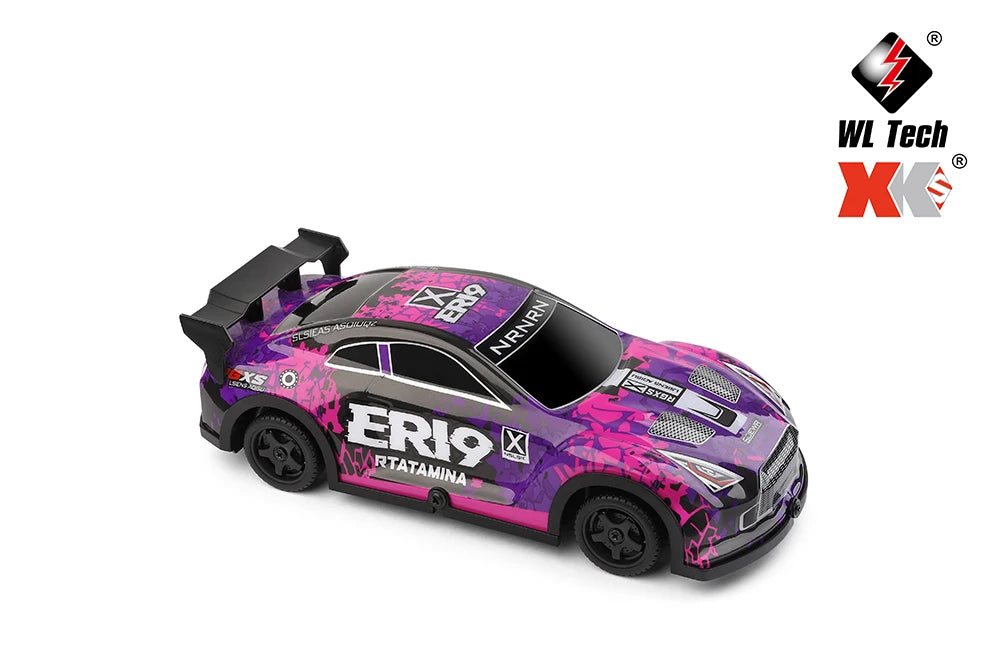 Mini GTR RC Racer – 4WD Drift Action with LED Headlights