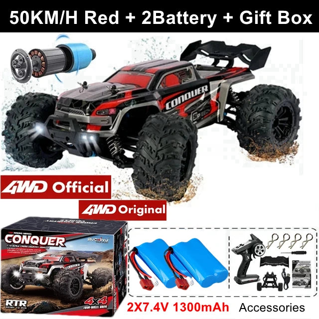Brushless 4WD RC Car – Off-Road 80KM/H Racing Truck