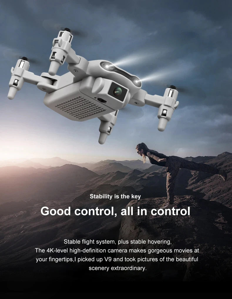 Beginner-Friendly Mini Drone – V9 Quadcopter with FPV