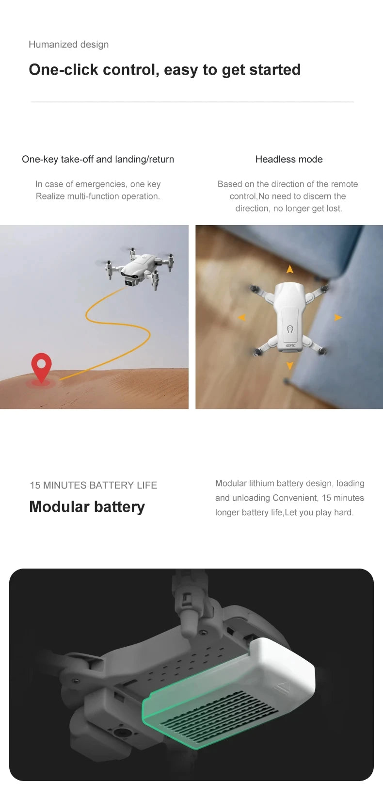 Beginner-Friendly Mini Drone – V9 Quadcopter with FPV