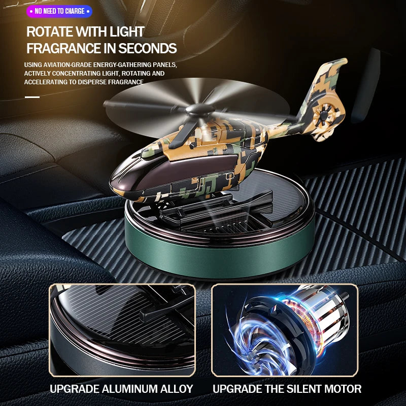 Car Solar Helicopter Air Freshener