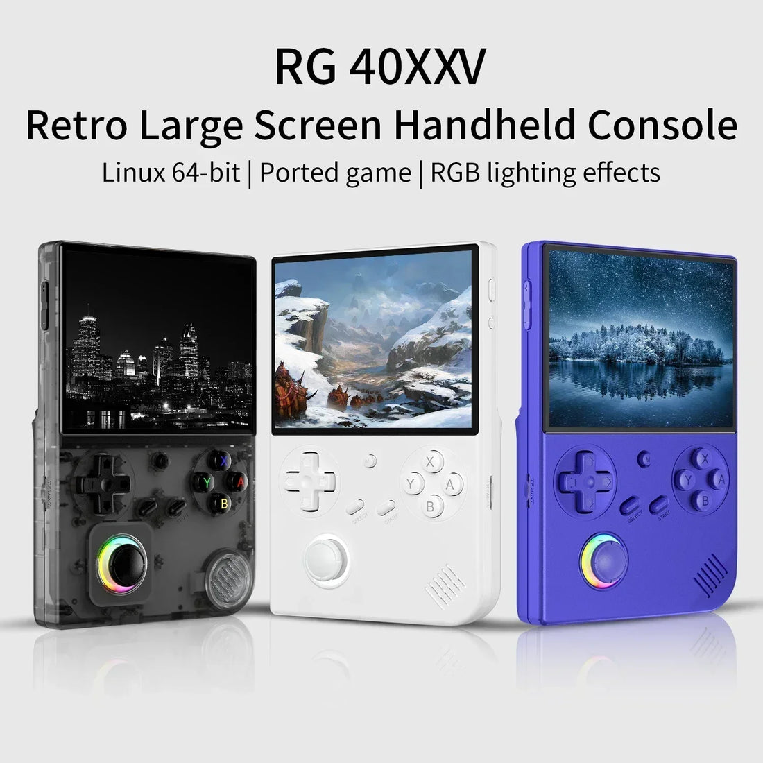 RG40XXV Retro Handheld Console – 4" Display, Joystick, Video Out