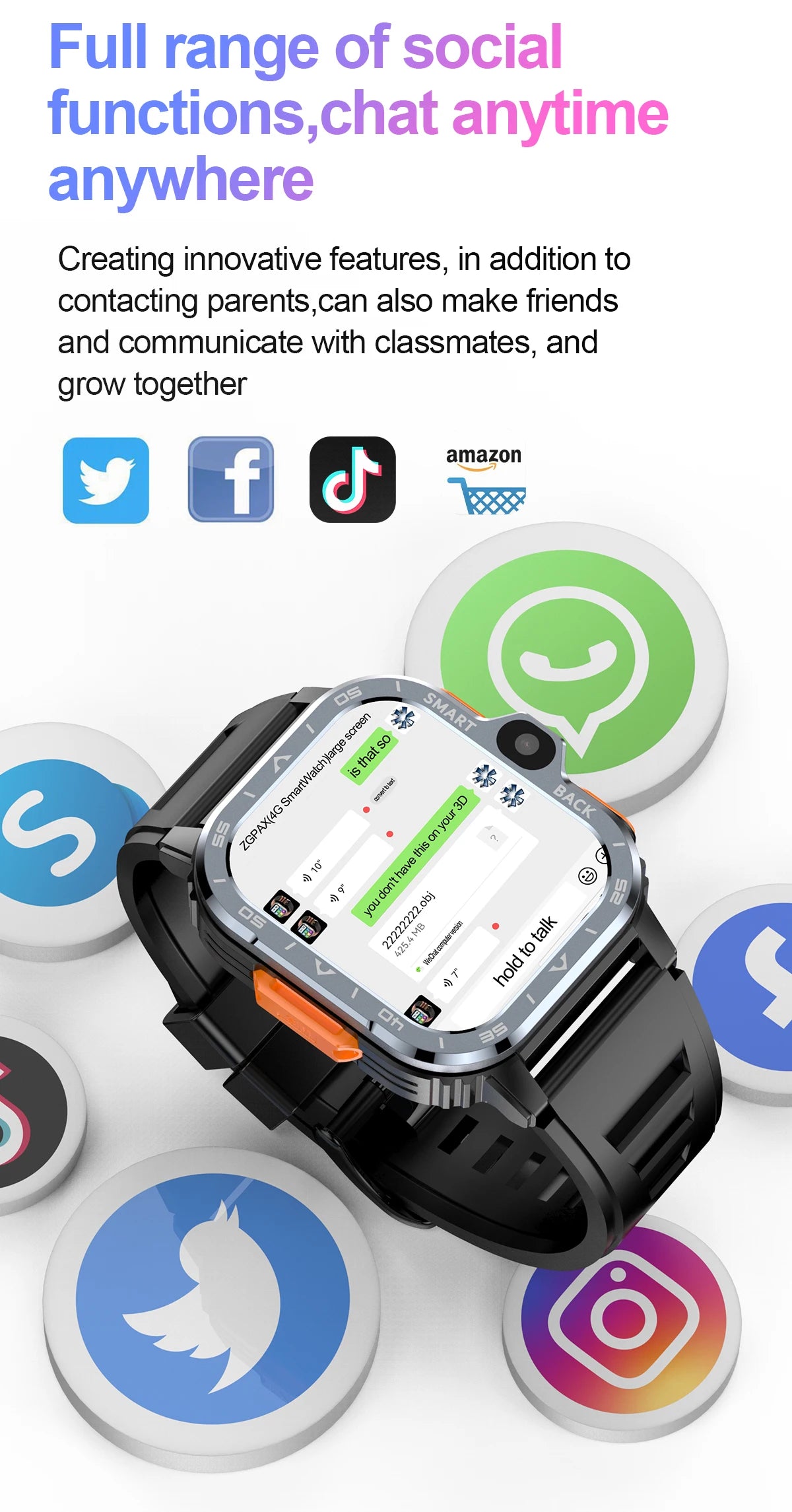 Valdus PGD Android Smart Watch for Men