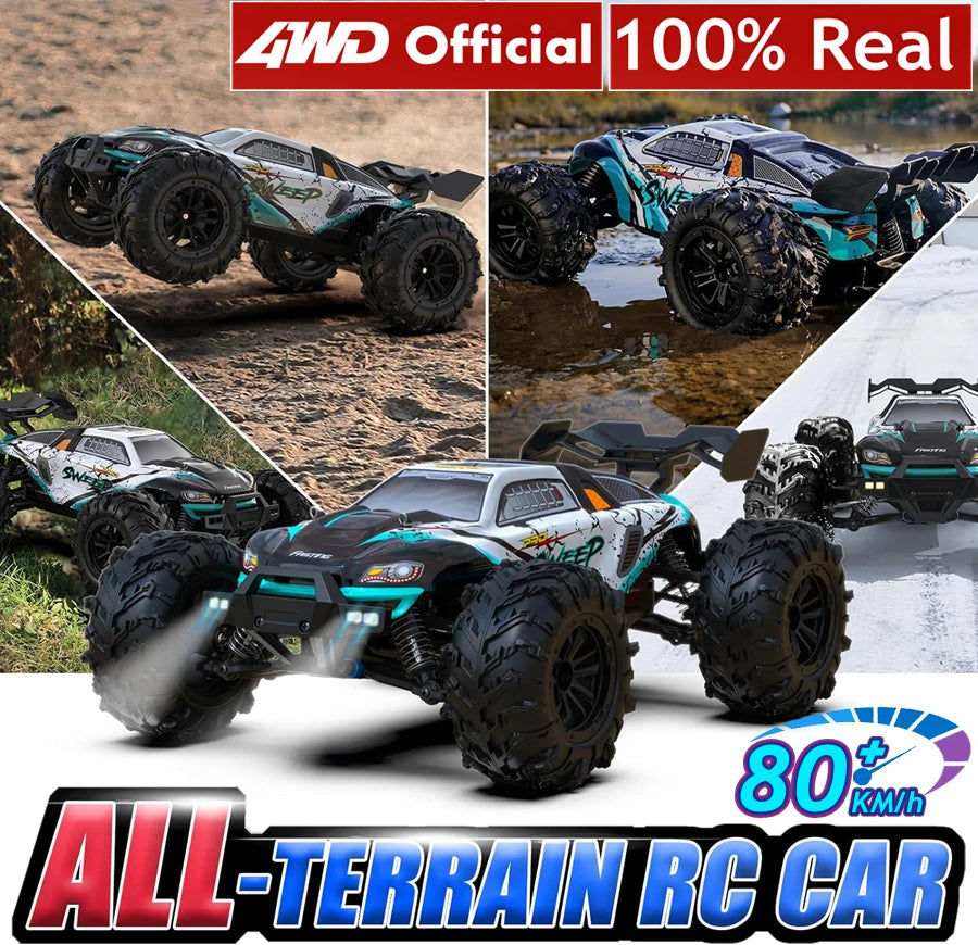Brushless 4WD RC Car – Off-Road 80KM/H Racing Truck