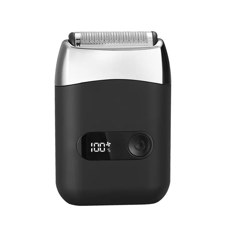 Smart Electric Shaver – LED Display & USB Powered