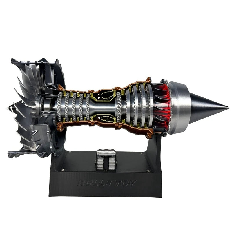 Electric Jet Engine Model – 1:25 TR900/A380 Turbofan with LED Light