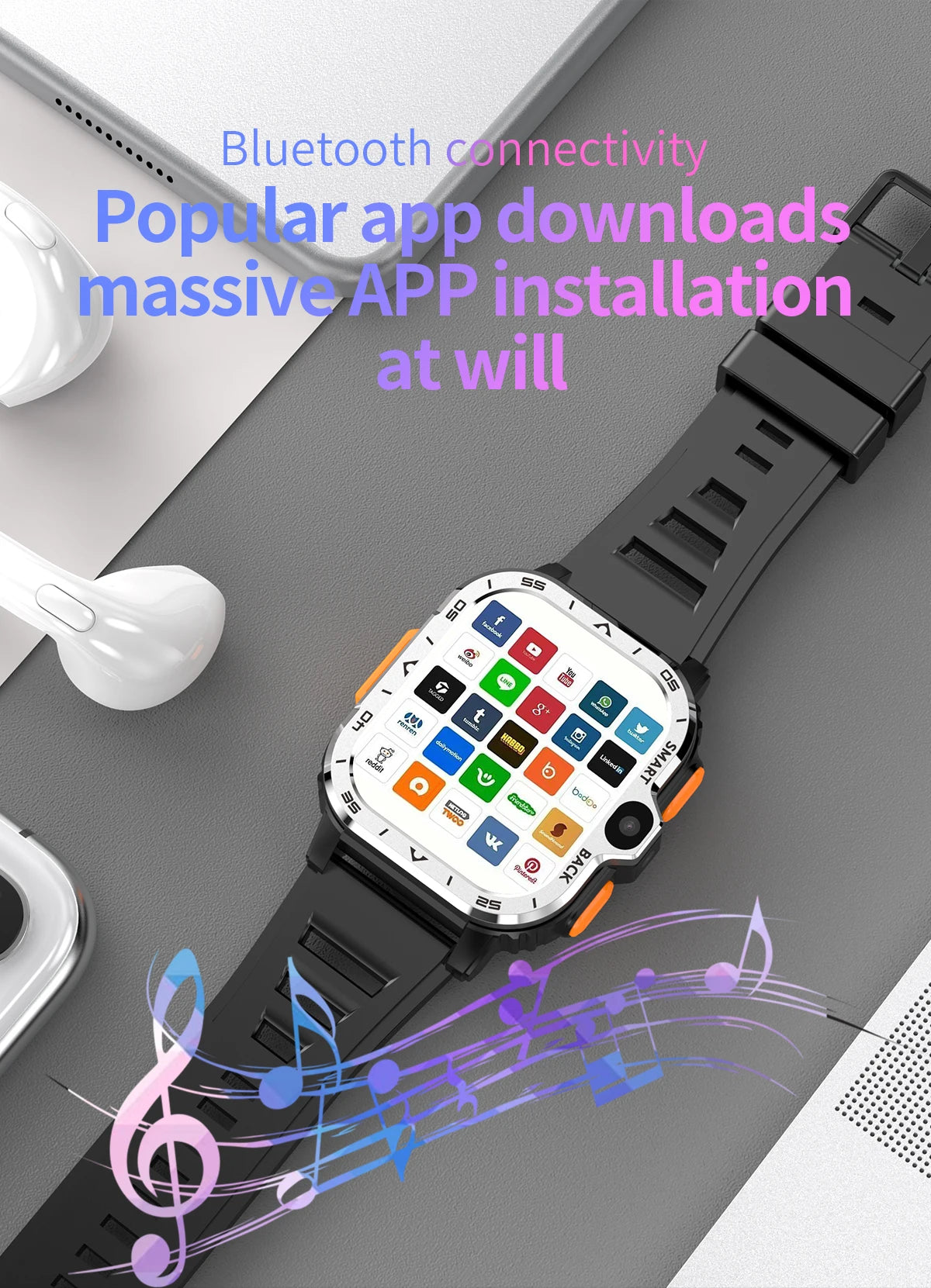 Valdus PGD Android Smart Watch for Men