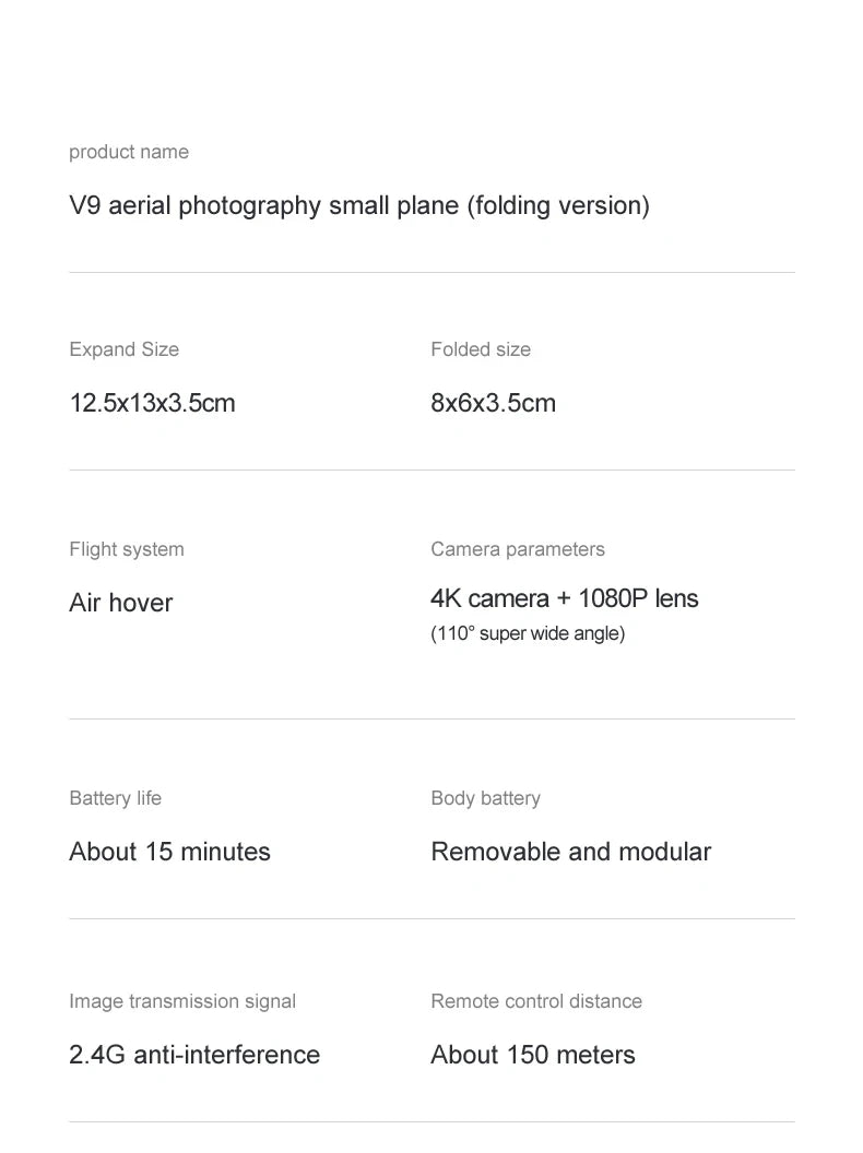 Beginner-Friendly Mini Drone – V9 Quadcopter with FPV