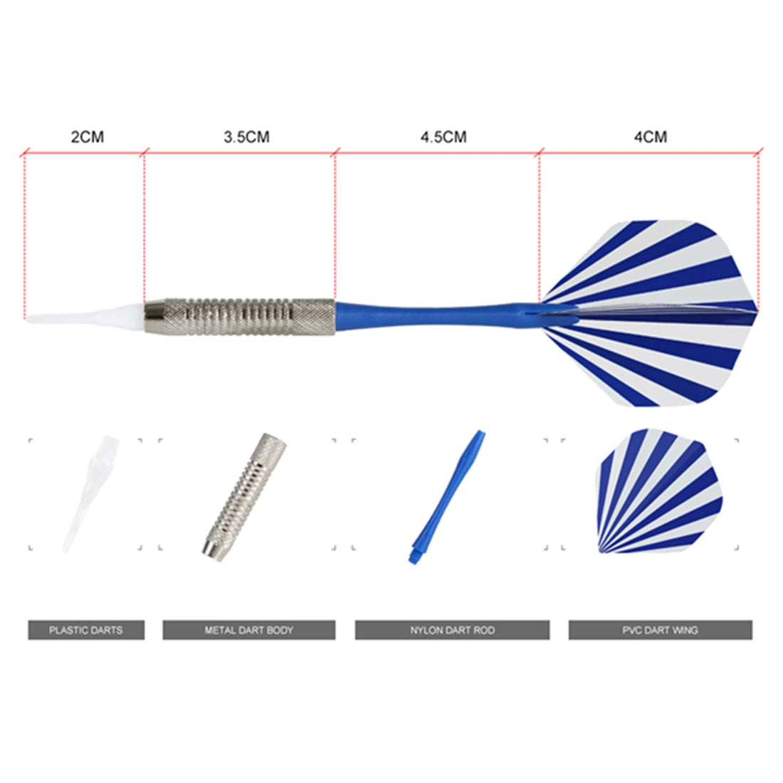 Electronic Dartboard with LCD Score Display & 6 Darts