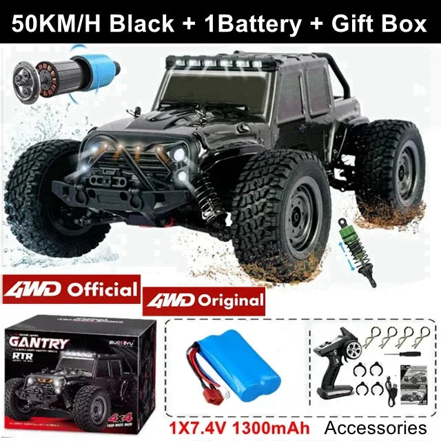 Brushless 4WD RC Car – Off-Road 80KM/H Racing Truck
