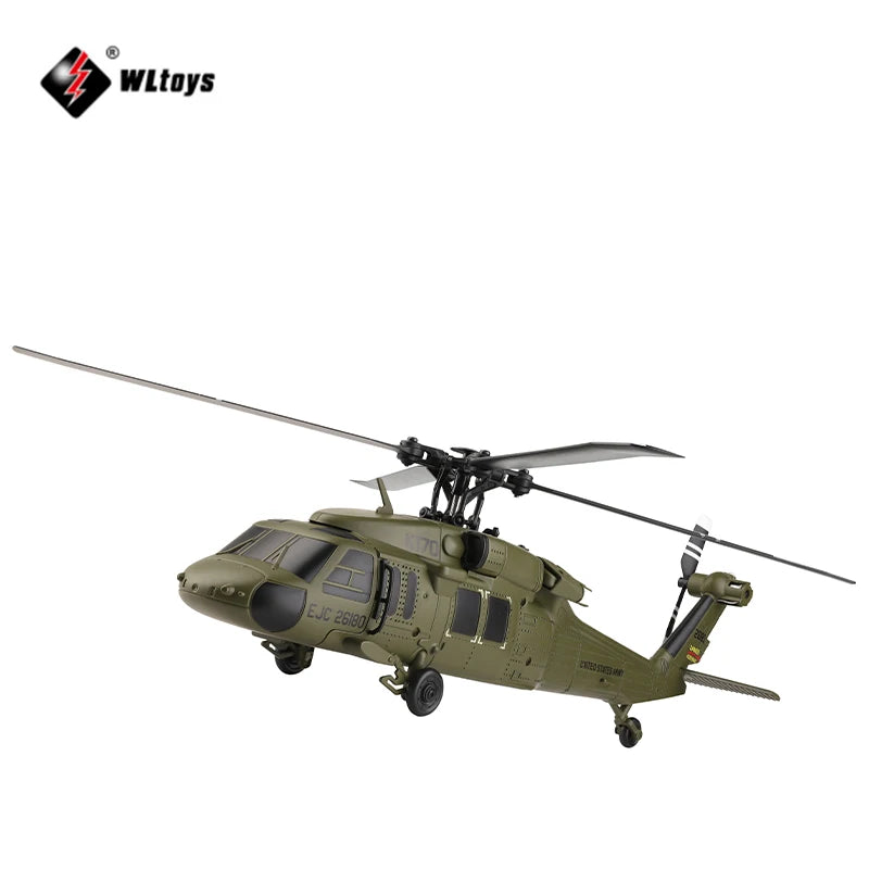 K170 RC Tactical Helicopter – 1:48 Scale Military Utility Aircraft Model