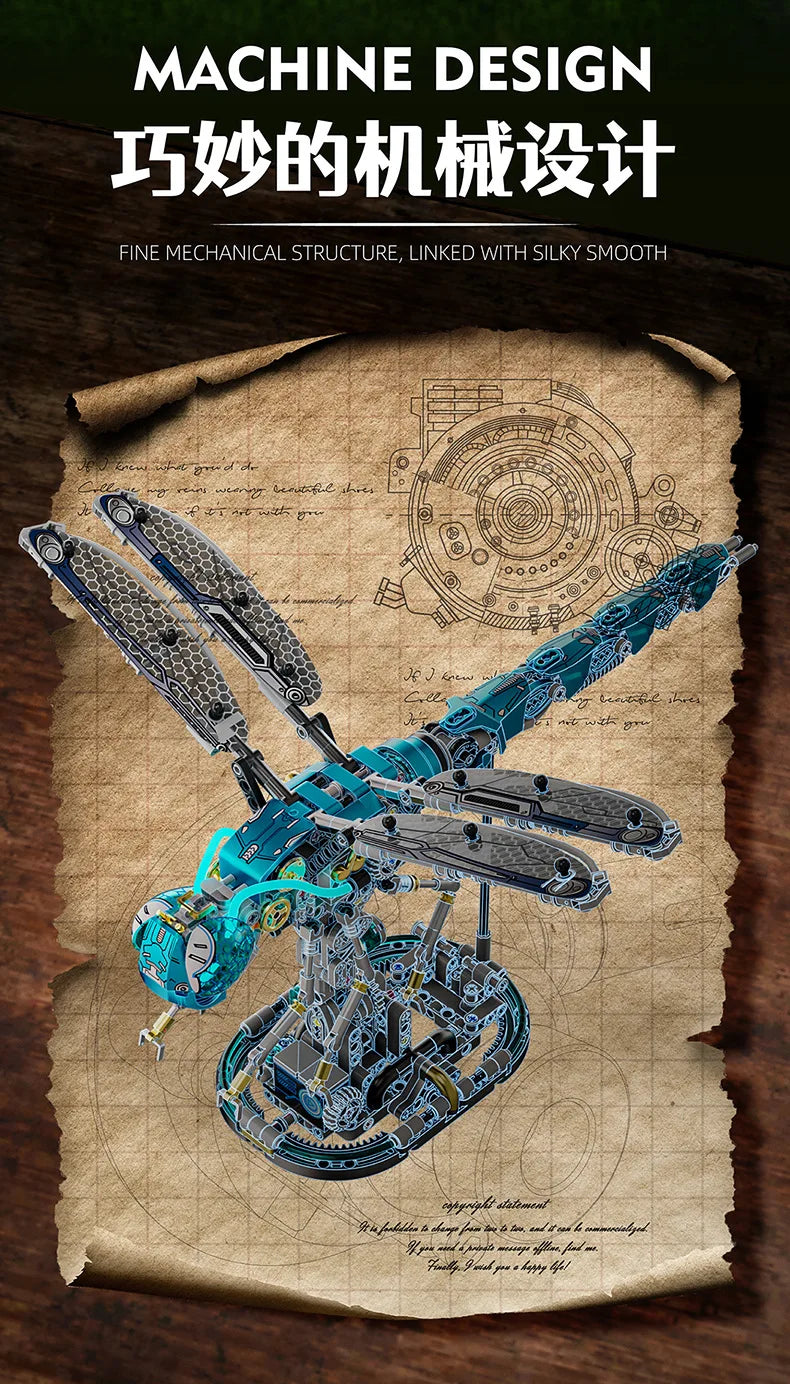 Wooden Assembly Toy – Dragonfly Model Kit